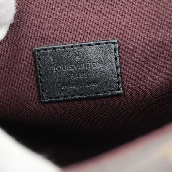 LOUIS VUITTON Bass PM Shoulder Bag Monogram Macassar Brown Black - Picture 8 of 15